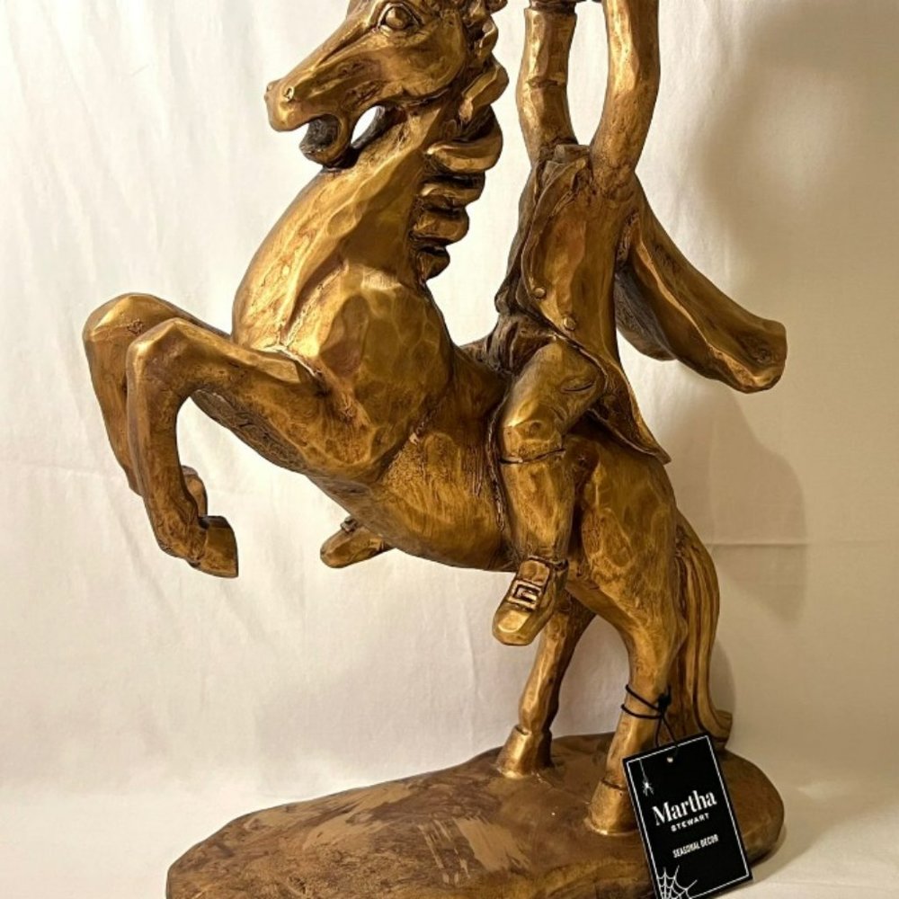 Headless Horseman Statue Halloween Ichabod Crane